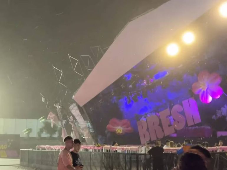 Tras el derumbe del escenario de la Fiesta Bresh que se realizó en el barrio porteño de Palermo, los organizadores informaron que hubo tres heridos, ninguno de gravedad. Foto: Google.