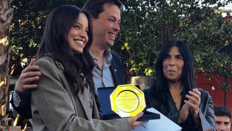 El detalle que generó polémica tras la declaración ilustre a Emilia Mernes