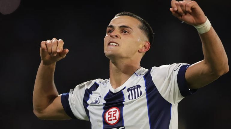 Ramón Sosa con la camiseta de Talleres Ramón Sosa con la camiseta de Talleres