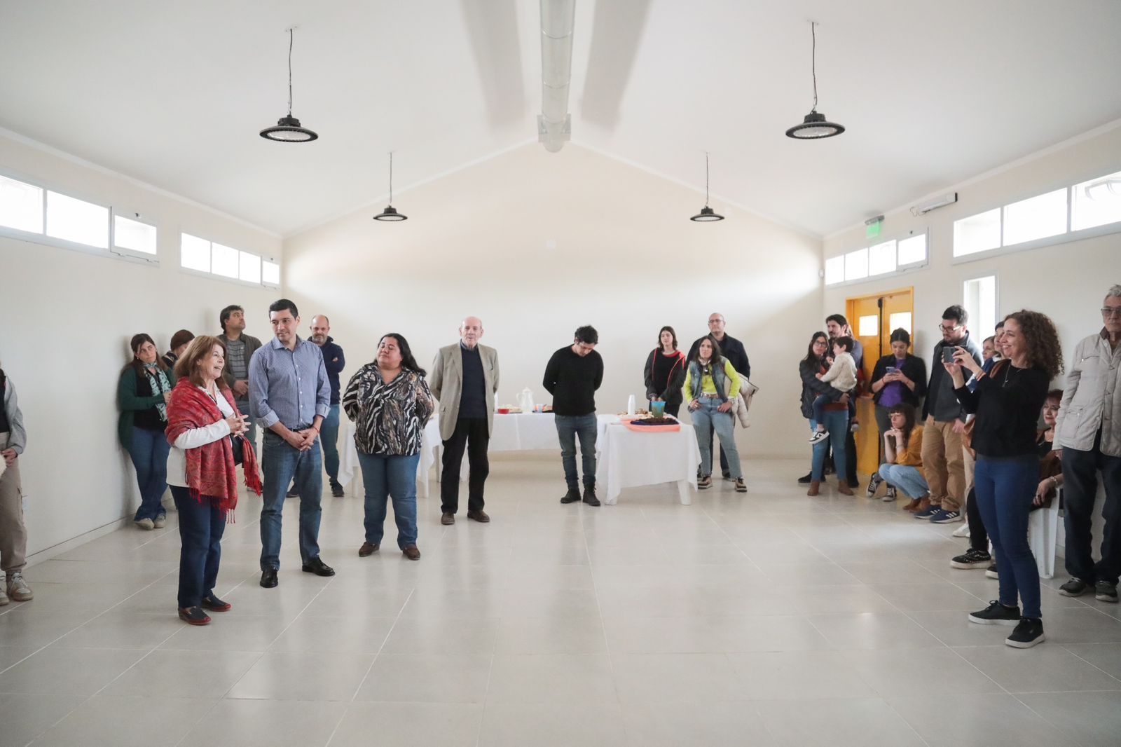 Marcos Koppmann participó de la inauguración de Barriletes en Bandada.
