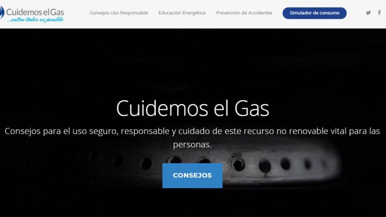 Lanzan una web con consejos para cuidar el gas