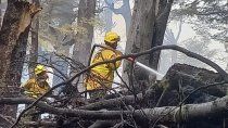 incendios en valle magdalena y el bolson : ¿hay pronostico de lluvias en la zona?