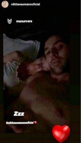 La historia de Instagram de Urcera, compartida también por la modelo.