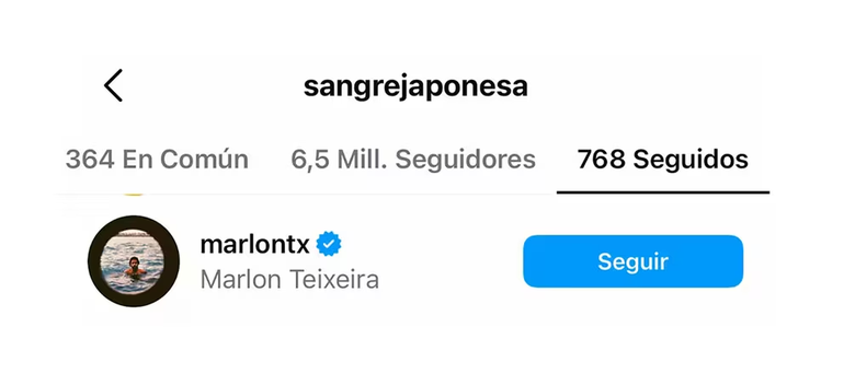 La China Suárez volvió a seguir en redes a Marlon Teixeira. La China Suárez volvió a seguir en redes a Marlon Teixeira.