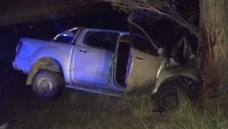 Ruta 22: manejaba una camioneta y murió tras impactar contra un árbol
