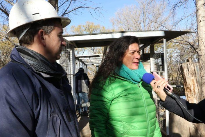 Amplían el acueducto del río Limay para riego de espacios verdes