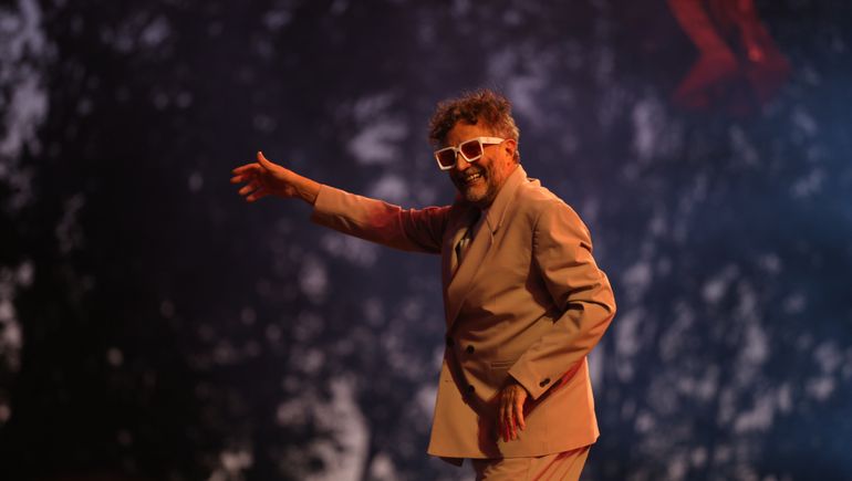 Fito Páez en la última noche de la Fiesta Nacional de la Confluencia.