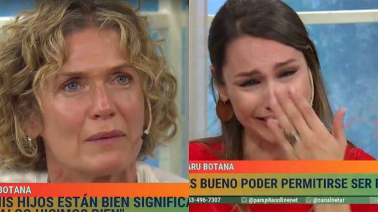 Las lágrimas de Pampita y Maru Botana al recordar a sus hijos fallecidos