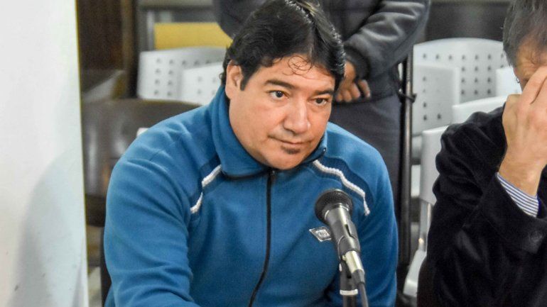 El acusado durante la primera audiencia de juicio.