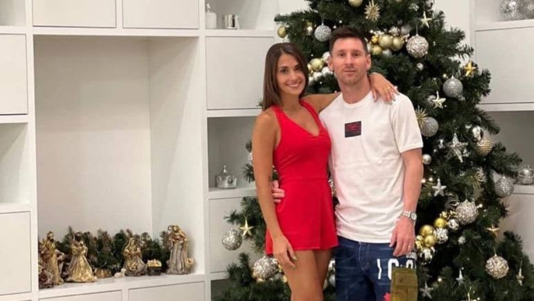 Antonela Roccuzzo la rompió bailando junto a Lionel Messi.