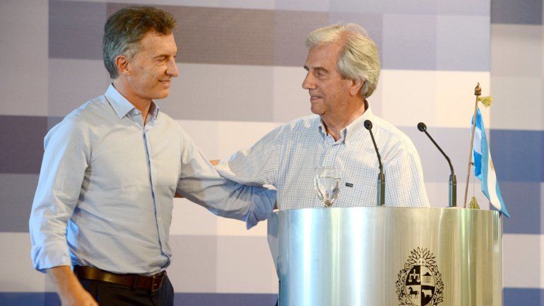 Los presidentes se encontraron en Colonia Sacramento.