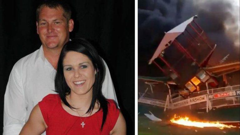 Borracho, le tiró el avión encima a su mujer y murió