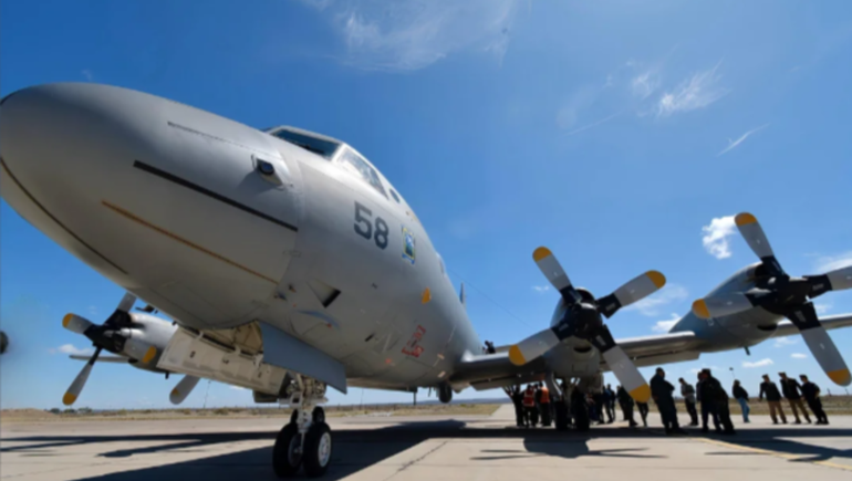El segundo Orion P3 comprado por Nación a Noruega ya está en la Base de Trelew.