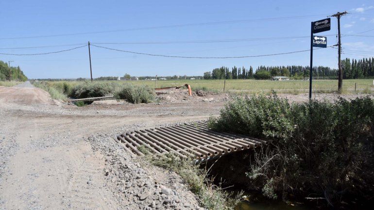 En la esquina de Laprida y Crouzeilles se unen los dos ramales de la obra.