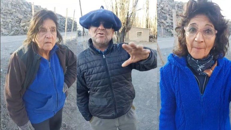 Chos Malal: quieren desalojar a vecinos que viven al pie del cerro que se vino abajo