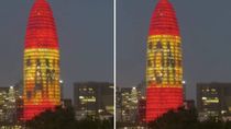 ya festejan: aparecio una torre en espana celebrando el titulo del mundial y tuvieron que dar explicaciones ya festejan: aparecio una torre en espana celebrando el titulo del mundial y tuvieron que dar explicaciones
