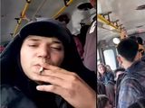 Violenta pelea en un colectivo por un pasajero que prendió un cigarrillo