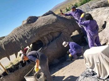 neuquen, tierra de godzilla: la replica del cocodrilo marino mas grande del mundo