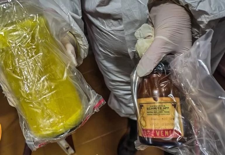 Hallaron ácido pícrico en un viejo botiquín, en Río Gallegos. Hallaron ácido pícrico en un viejo botiquín, en Río Gallegos.