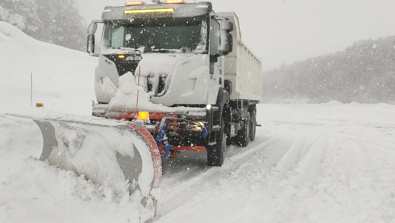 En foco: así está el paso Cardenal Samoré por las nevadas