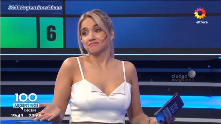 Se calentó Naza Di Serio y le puso los puntos a los participantes de 100 argentinos dicen