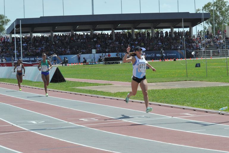 Belén Casetta ganó el oro y anunció que será mamá. (Foto: Sergio Dovio)