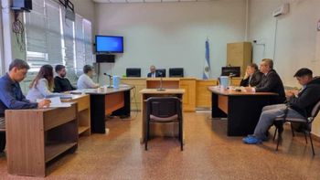 Una de las audiencias en el juicio por violencia de género llevado adelante en Esquel, Chubut. Una de las audiencias en el juicio por violencia de género llevado adelante en Esquel, Chubut.