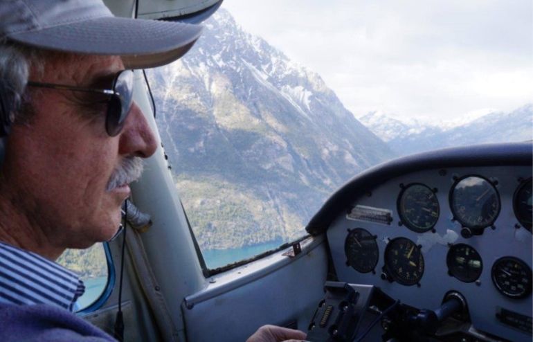 Daniel Roy Wergrzyn tuvo un rol clave en los incendios de 2015 en la zona del Parque Nacional Los Alerces, con sus vuelos de reconocimiento. Daniel Roy Wergrzyn tuvo un rol clave en los incendios de 2015 en la zona del Parque Nacional Los Alerces, con sus vuelos de reconocimiento.