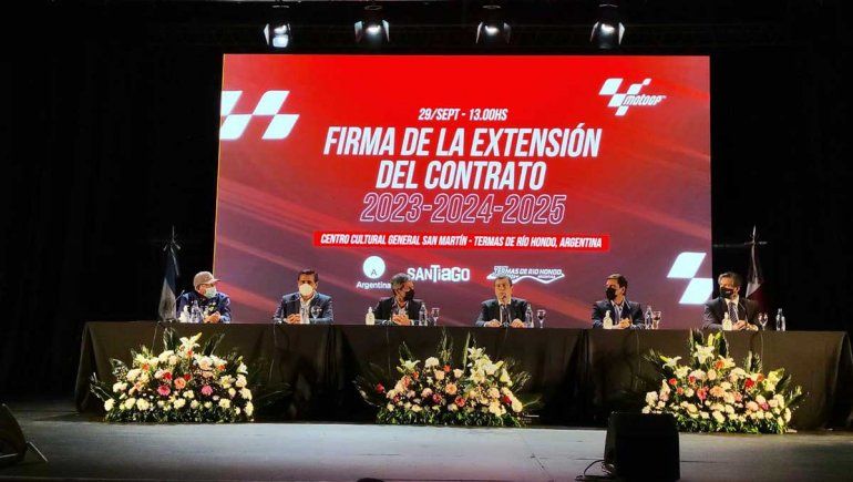 Argentina extendió su contrato con el MotoGP hasta 2025