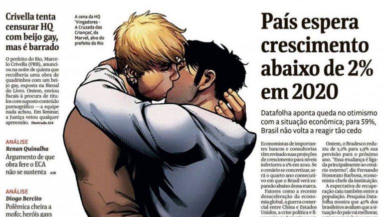 Polémica en Brasil: un diario publicó imagen censurada por el alcalde de Río