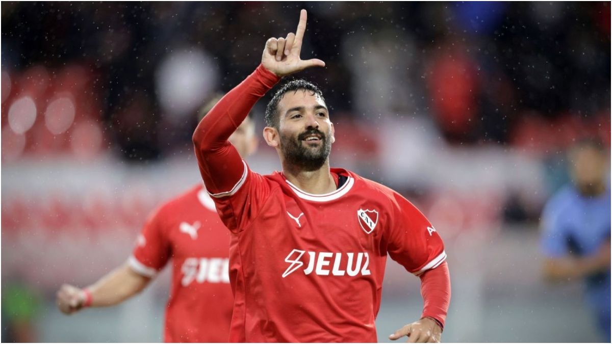 El tremendo teñido de pelo que se hizo Cauteruccio tras marcar 10 goles con Independiente