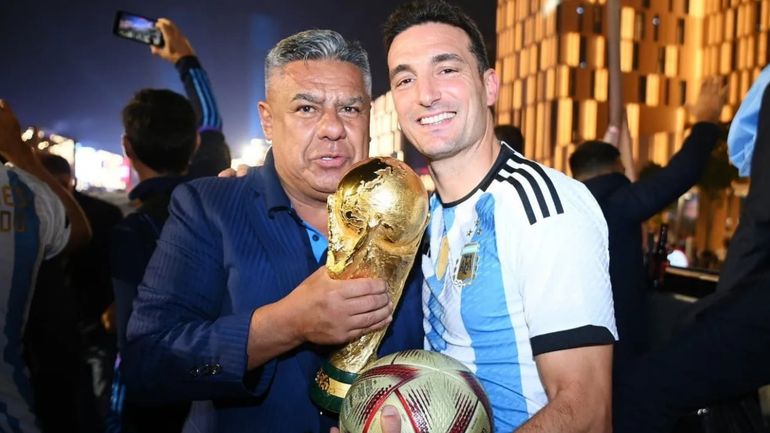 Lionel Scaloni y el Chiqui Tapia Lionel Scaloni y el Chiqui Tapia