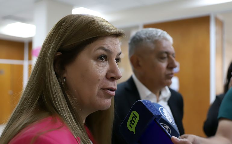 La ex vicegobernadora destituida gloria Ruiz.