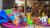 con una inversion millonaria, provincia equipo con materiales de educacion fisica a las escuelas