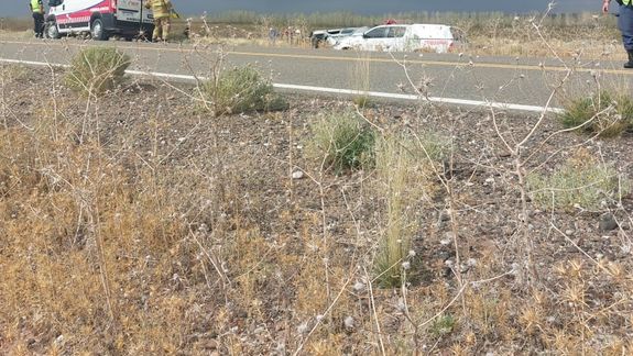 Picún Leufú: murió una persona tras espectacular vuelco sobre la Ruta 237
