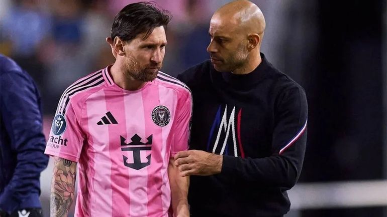 Lionel Messi y Javier Mascherano Lionel Messi y Javier Mascherano