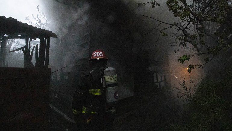 Los daños materiales fueron totales.