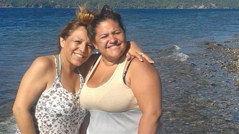 Madre e hija en un encuentro en San Martín de los Andes.