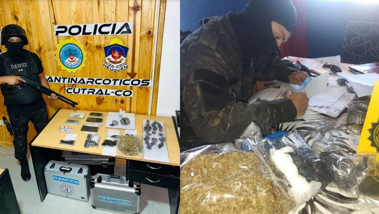 Antinarcóticos desbarató dos kioscos narco que funcionaban en complicidad en Plaza Huincul