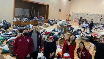 Los miembros de la filial de River en San Martín. Los miembros de la filial de River en San Martín.