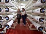 Arabela Carreras vistió Israel y firmó el acuerdo con Mekorot en 2023. Foto: archivo.