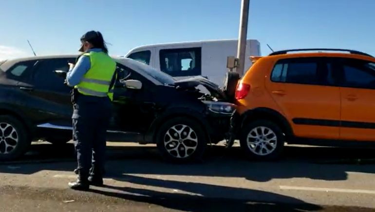 El accidente en ruta 7 ocurrió en Cañadon de las Cabras El accidente en ruta 7 ocurrió en Cañadon de las Cabras