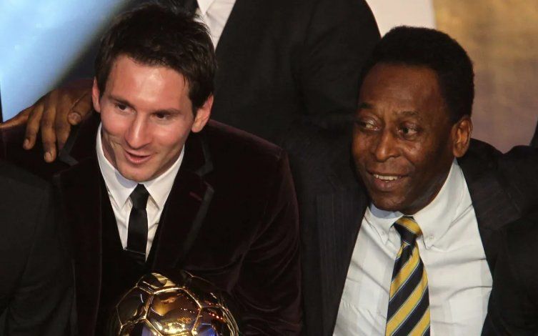 La emocionante felicitación de Pelé a Messi tras alcanzar su récord