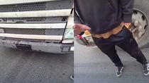 Los agentes descubrieron que las patentes delanteras y traseras estaban tapadas para eludir los radares.
