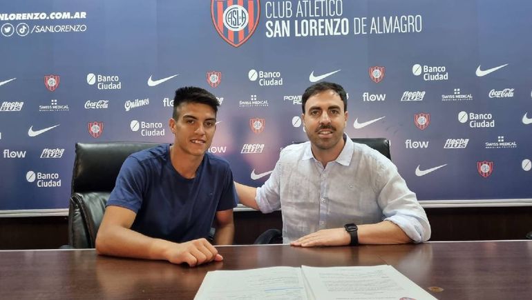 Jorge Paz Tassone pudo representar jugadores de fútbol en San Lorenzo de Almagro.