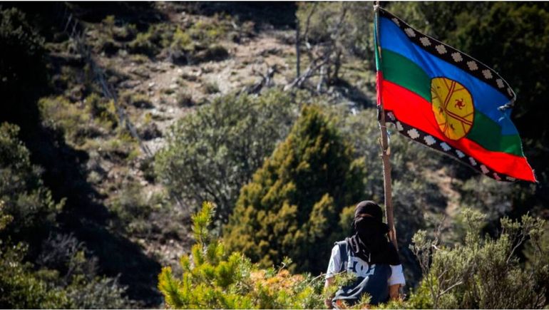 Manuel Adorni apuntó contra la propagación de banderas mapuches en la cordillera