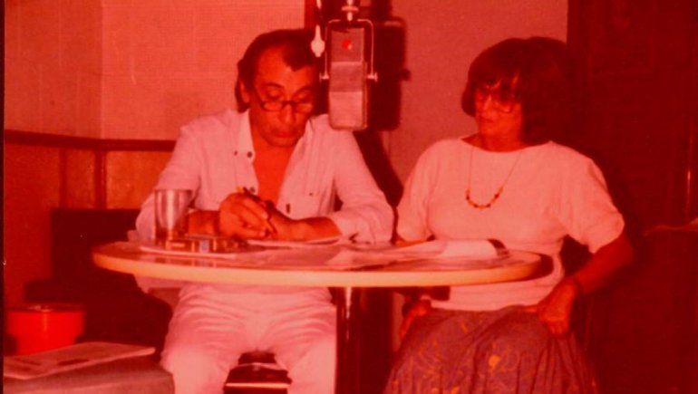 Clelia con Aníbal Forcada.