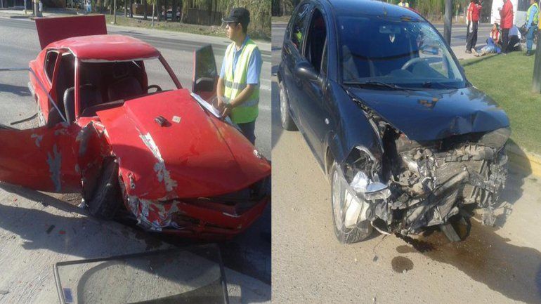 Hubo más de 20 heridos en la mañana del domingo en varios accidentes viales.