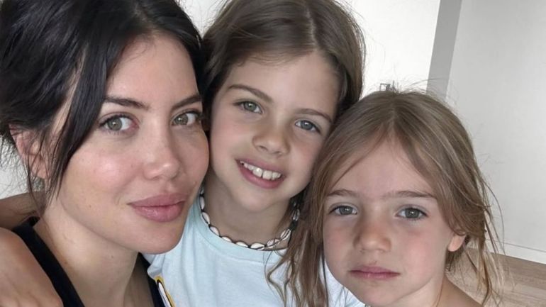 Wanda Nara y sus hijas