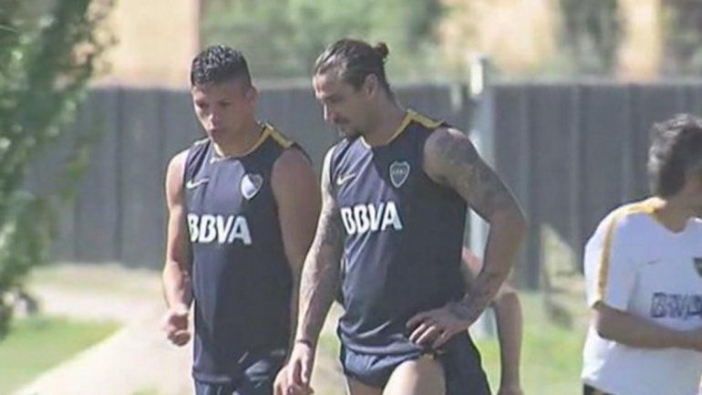 Osvaldo ya entrenó con Boca a la espera de la firma del contrato